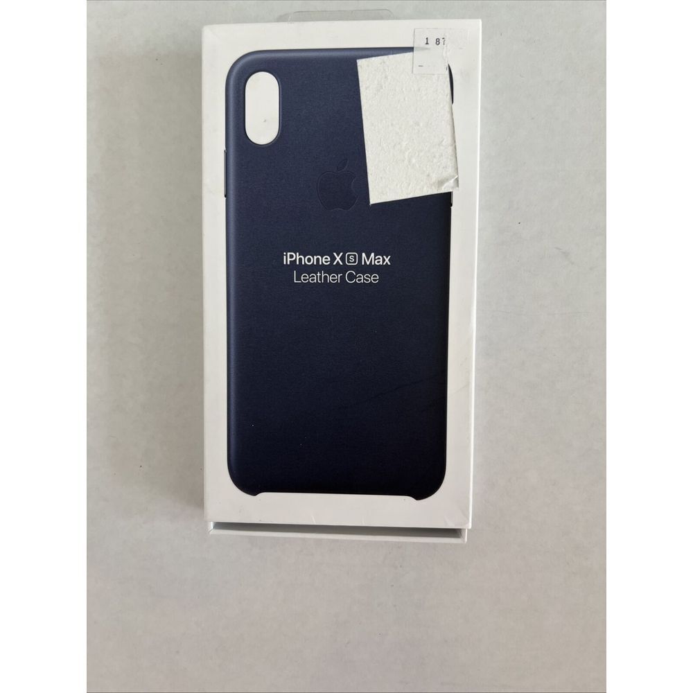 Genuine OEM‎ Apple iPhone XS Max Blue Leather Case
